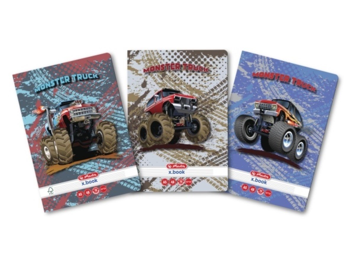 Caiet - Monster Truck - Mai multe modele | Herlitz