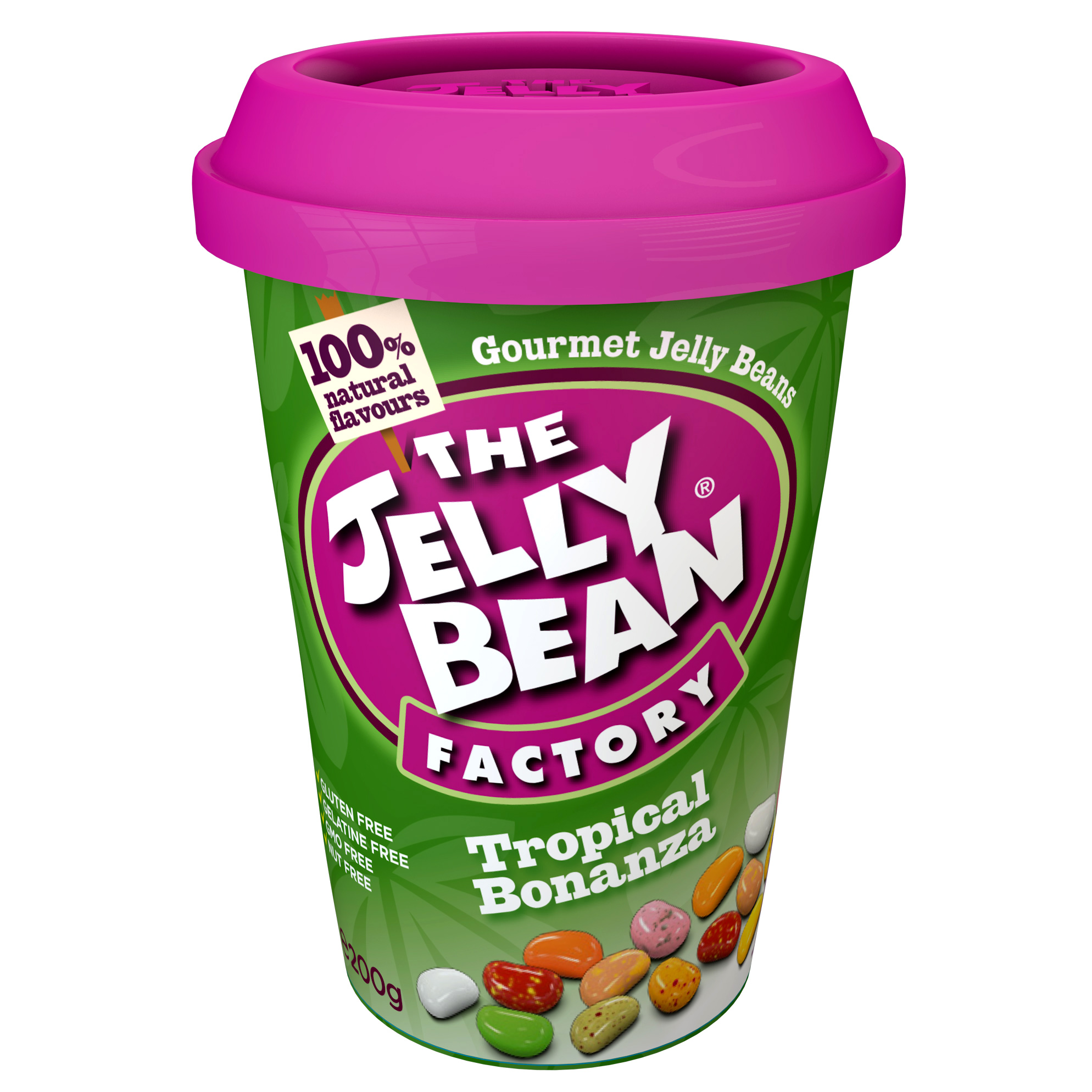 Bomboane - Jelly Bean Tropical Bonanza 200 g | Jelly Bean Factory