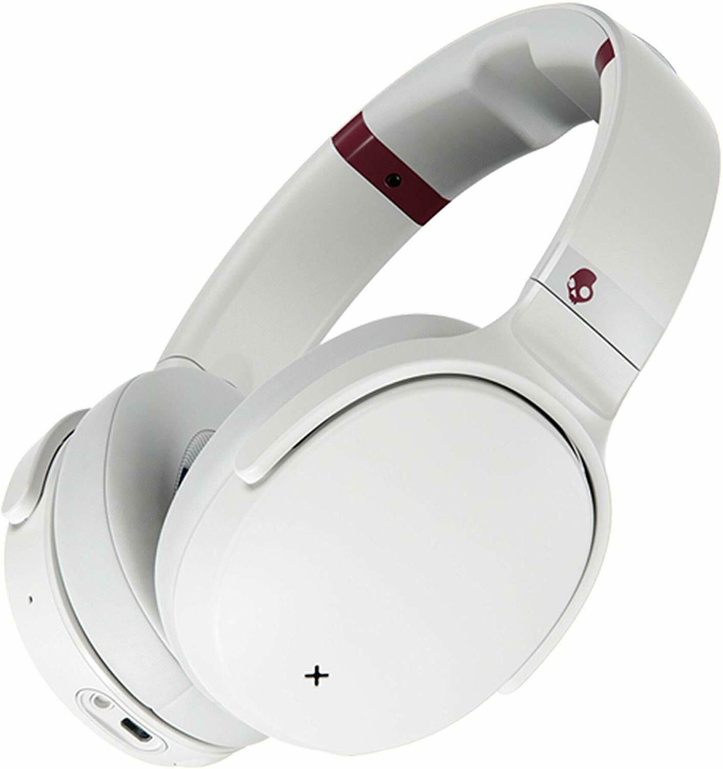 Casti - Venue Noise Cancelling Wireless - White / Crimson | Skullcandy