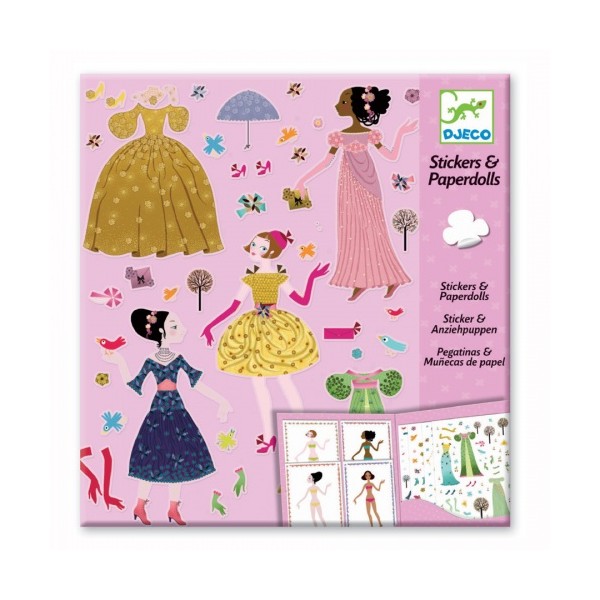 Stickers - Dresses Through the Seasons | Djeco - 1 | YEO