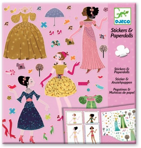 Stickers - Dresses Through the Seasons | Djeco - 1 | YEO