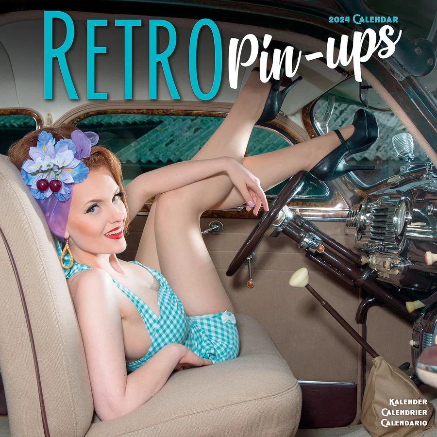 Calendar 2024 - Retro Pin Ups | Avonside Publishing Ltd