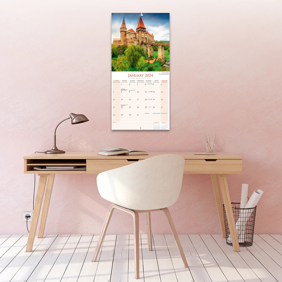 Calendar 2024 - Castles | Avonside Publishing Ltd - 2 | YEO