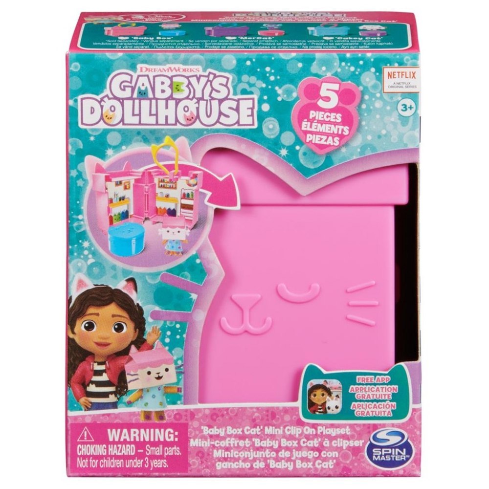 Set de joaca - Gabby\'s Dollhouse - Cakey Cat Mini Clip On Playset (mai multe modele - pret pe bucata) | Spin Master - 2 | YEO