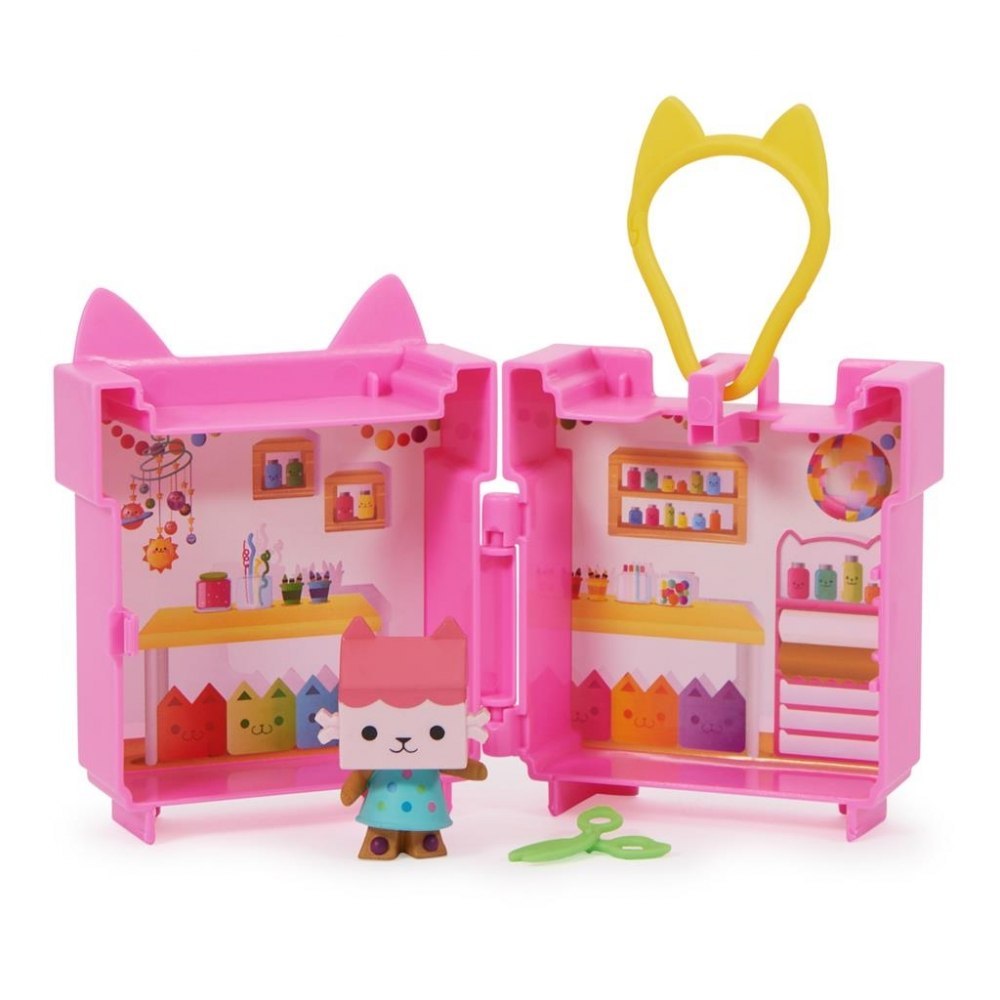 Set de joaca - Gabby\'s Dollhouse - Cakey Cat Mini Clip On Playset (mai multe modele - pret pe bucata) | Spin Master - 5 | YEO