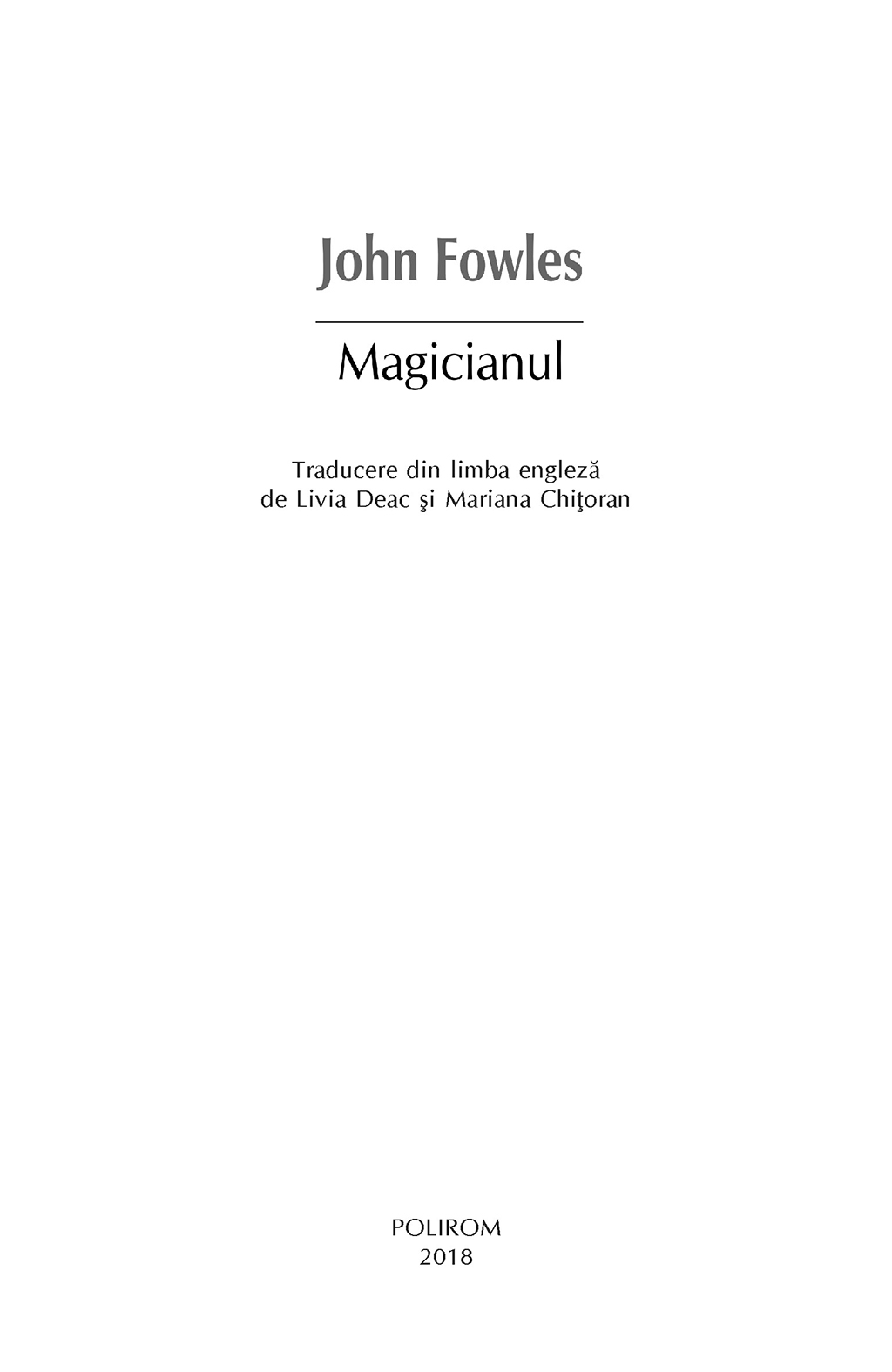 Magicianul | John Fowles Pret Mic Carte imagine 2021