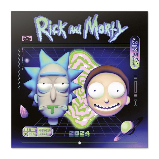 Calendar de perete 2024 - Rick & Morty | Grupo Erik - 2 | YEO