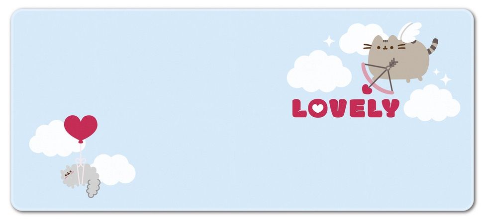 Mousepad - Pusheen - Love | Grupo Erik