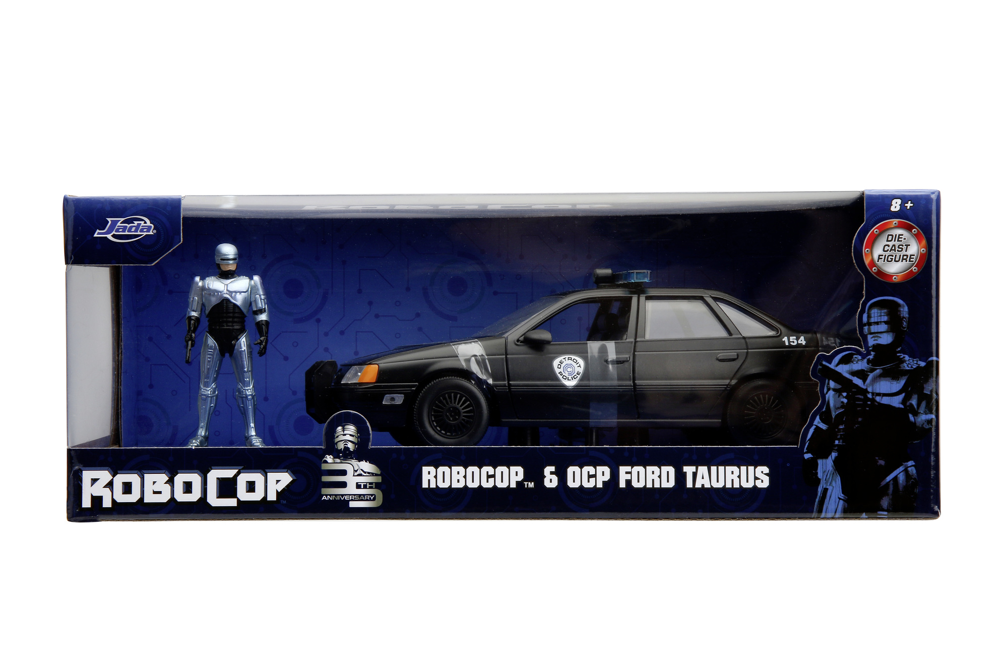 Set masinuta cu figurina - Robocop si Ford Taurus 1986 | Jada Toys - 5 | YEO