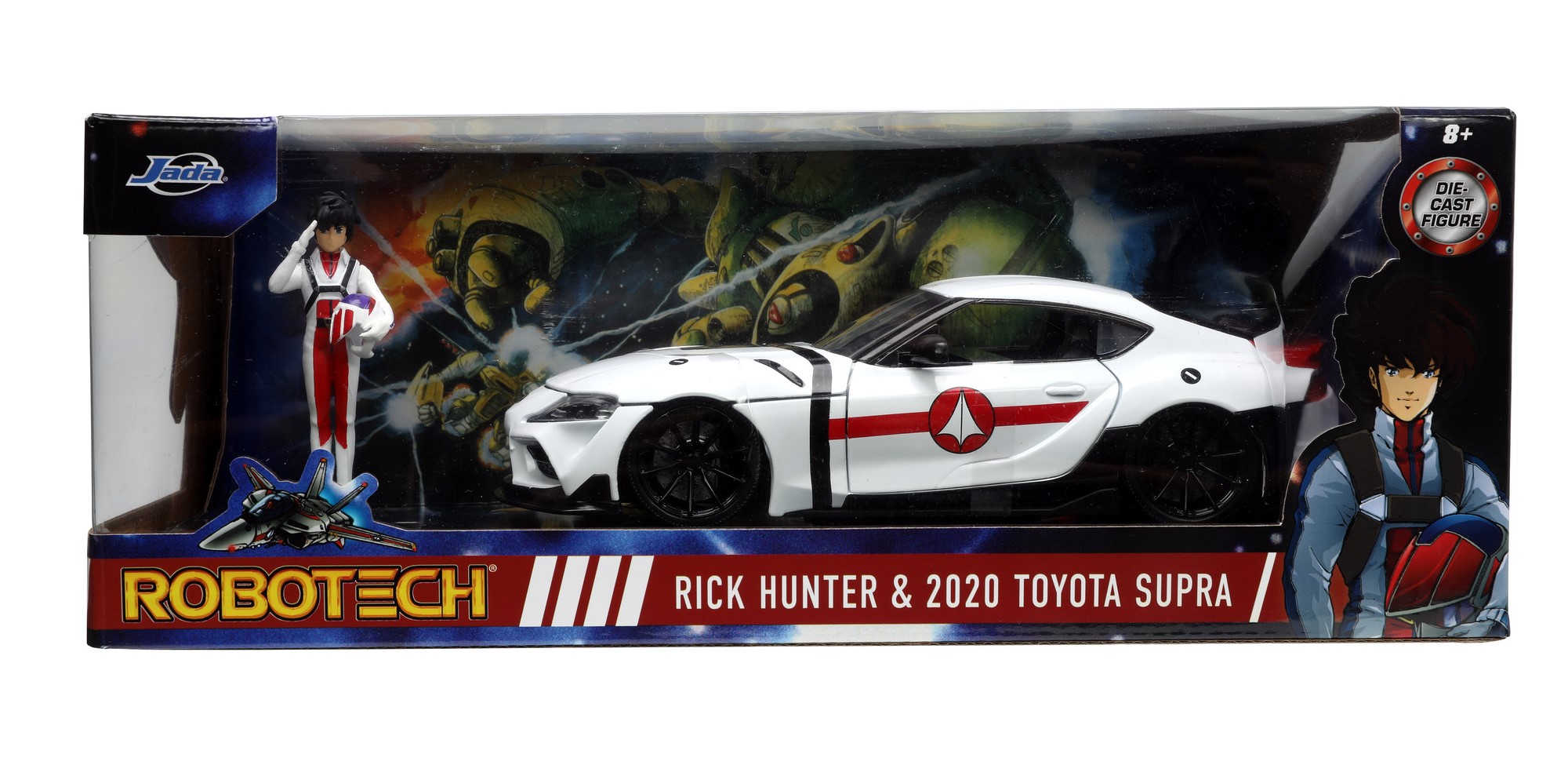 Set Masinuta Cu Figurina - Rick Hunter Si Toyota Supra | Jada Toys