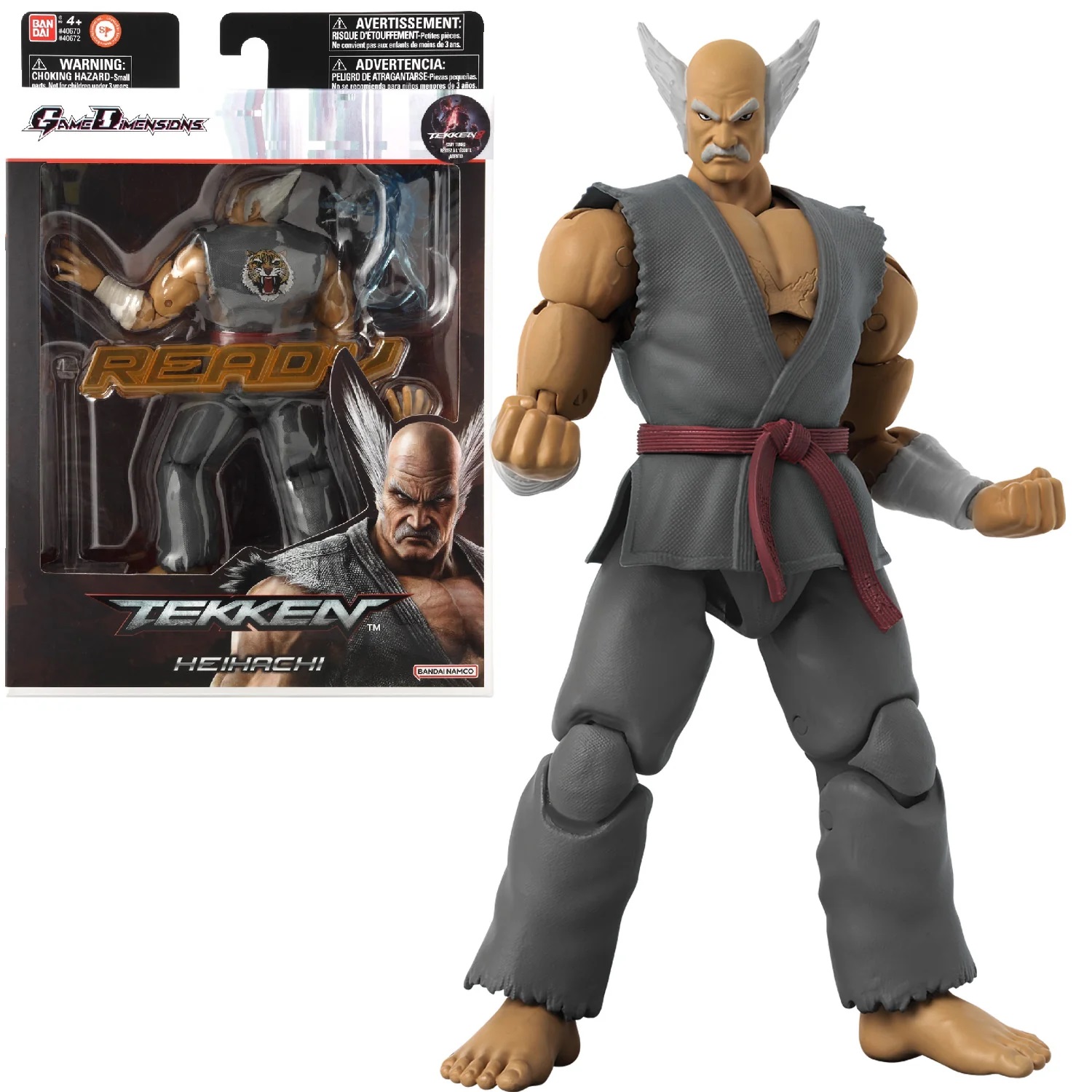 Figurina - Tekken - Heihachi Mishima | Bandai - 3 | YEO