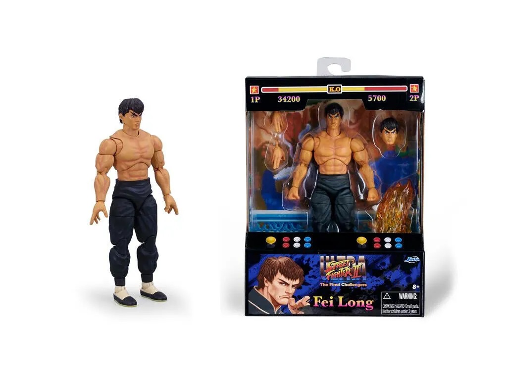 Figurina - Street Fighter II - Fei Long | Jada Toys - 6 | YEO