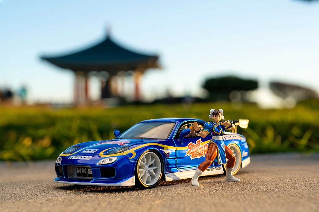 Set masinuta cu figurina - Chun-Li si Mazda RX-7 1993 | Jada Toys - 1 | YEO