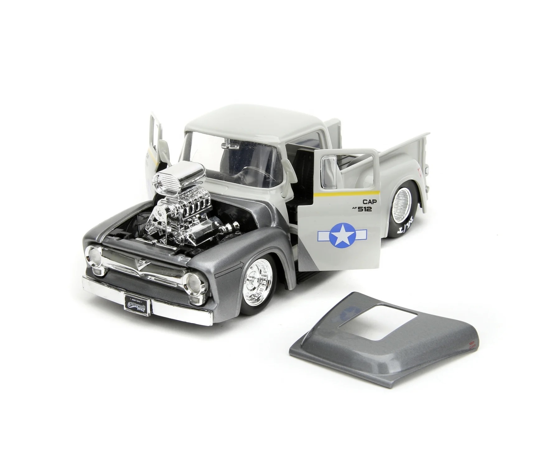 Set masinuta cu figurina - Guile si Ford F-100 1956 | Jada Toys