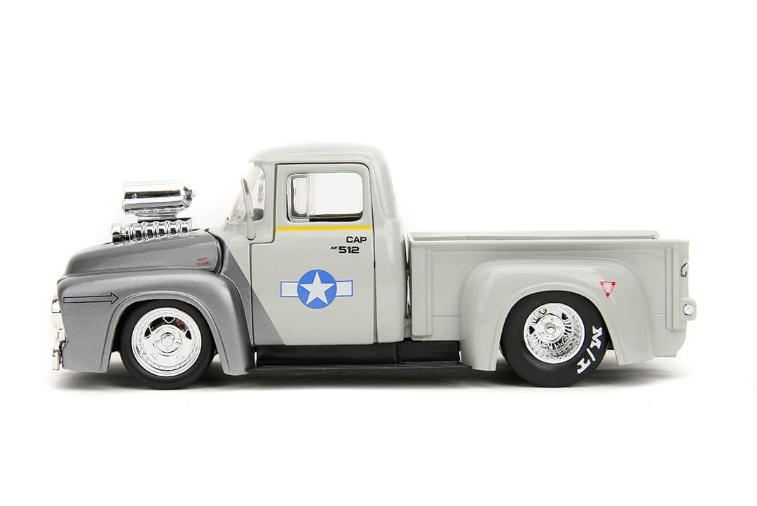 Set masinuta cu figurina - Guile si Ford F-100 1956 | Jada Toys - 5 | YEO