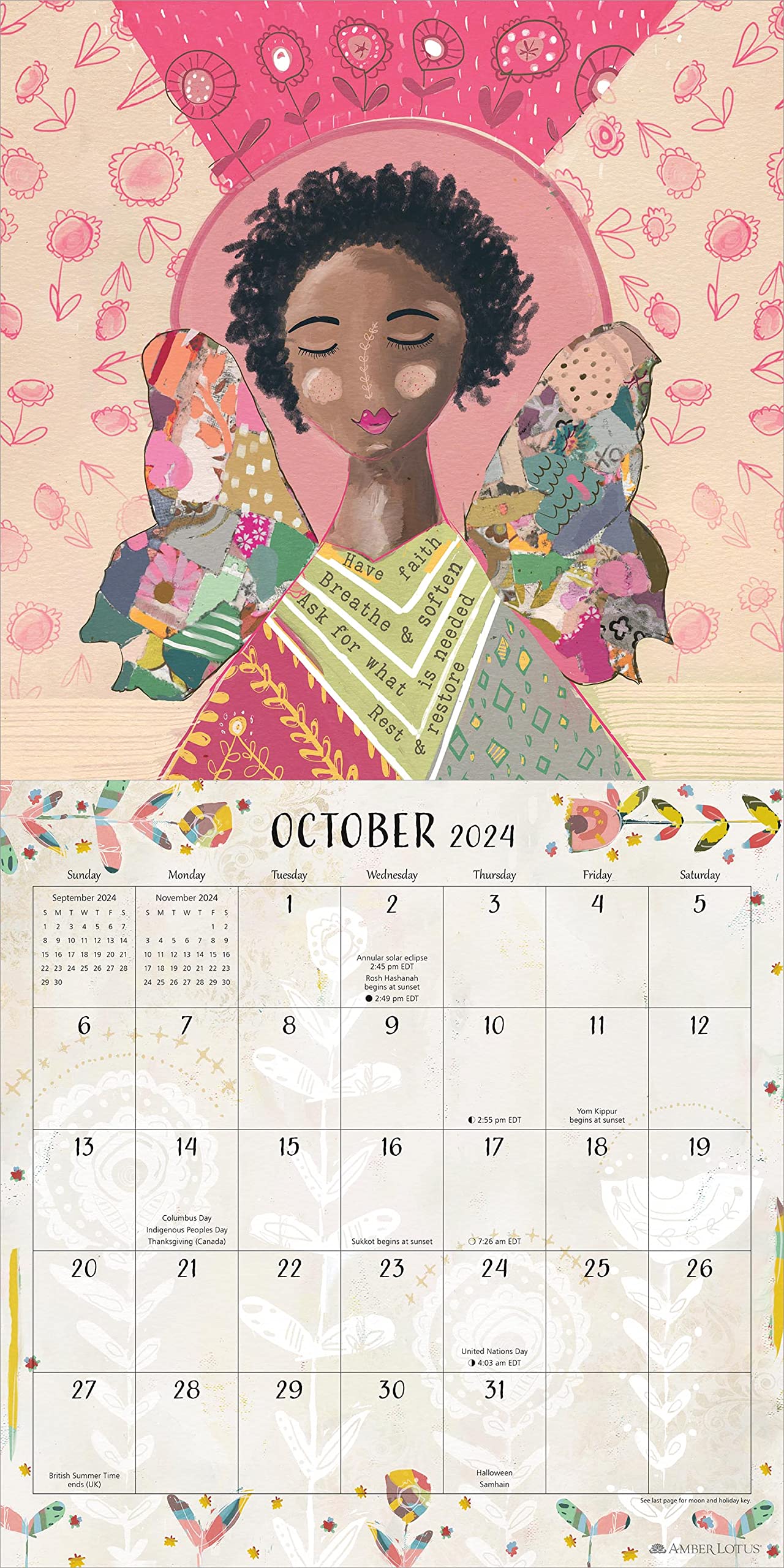 Kelly Rae Roberts 2024 Wall Calendar | Amber Lotus Publishing - 1 | YEO