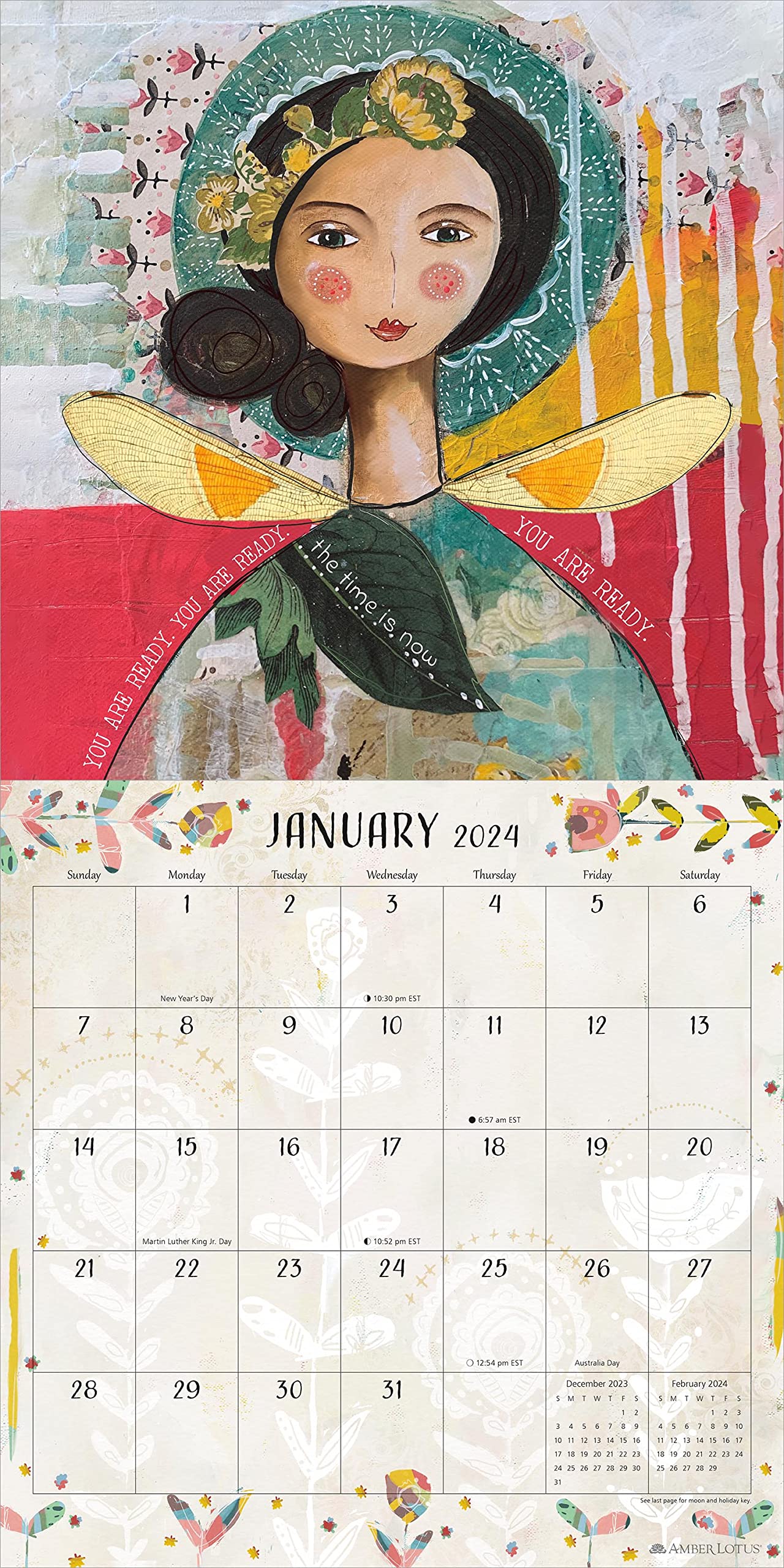 Kelly Rae Roberts 2024 Wall Calendar | Amber Lotus Publishing - 2 | YEO