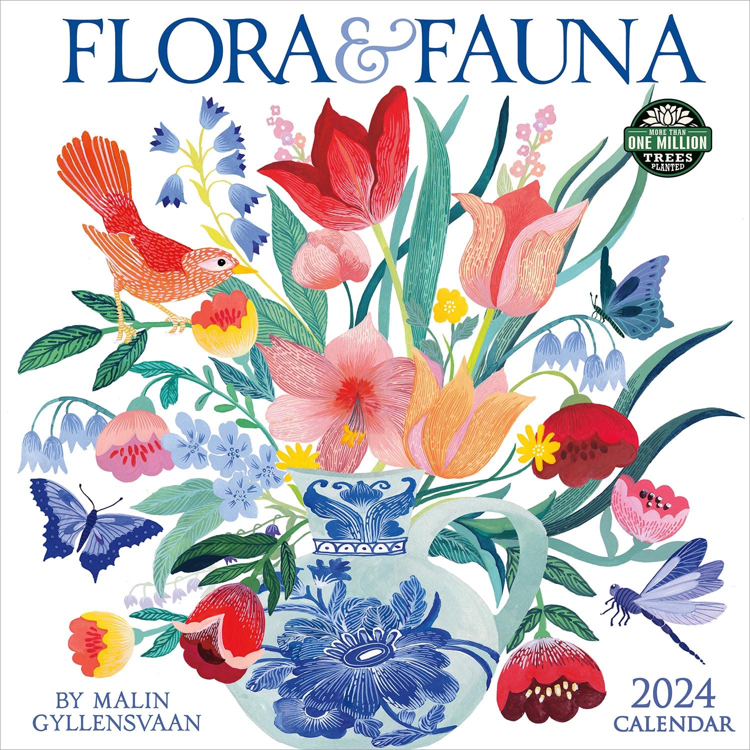 Flora & Fauna 2024 Wall Calendar | Amber Lotus Publishing