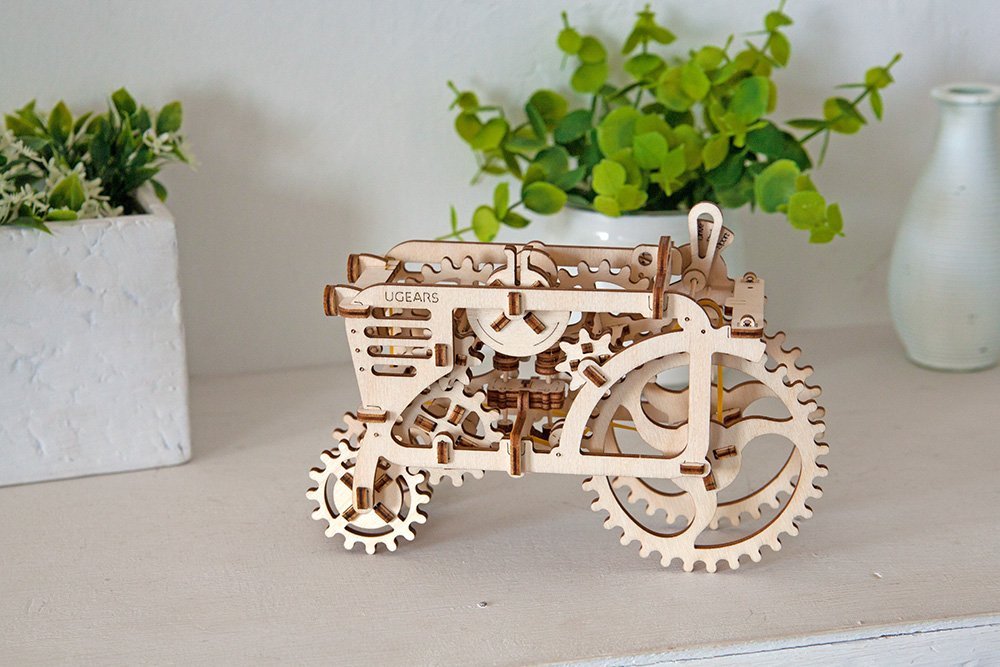 Puzzle 3D - Tractor Mechanical | Ugears - 1
