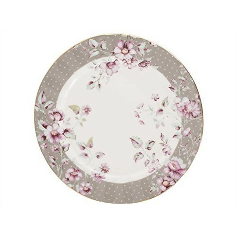 Farfurie-Katie Alice- Ditsy Floral Side Plate-Grey | Creative Tops