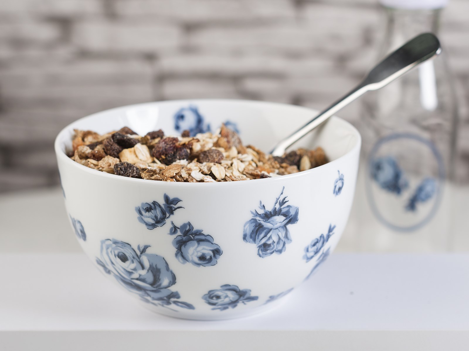 Bol - Vintage Indigo Floral Cereal Bowl | Katie Alice - 1 | YEO