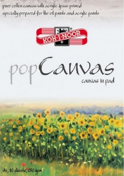 Bloc panza - Pop Canvas - 280g, 10 coli | Koh-I-Noor