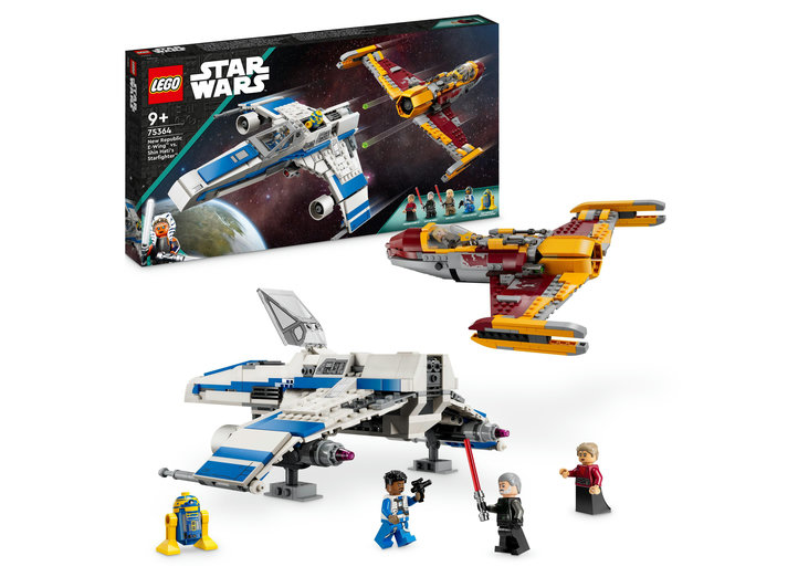 LEGO Star Wars - E-Wing al Noii Republici vs Starfighter-ul lui Shin Hati [75364] | LEGO