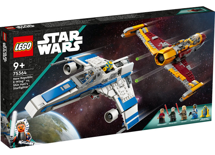 LEGO Star Wars - E-Wing al Noii Republici vs Starfighter-ul lui Shin Hati [75364] | LEGO - 9 | YEO