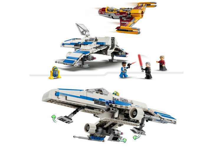 LEGO Star Wars - E-Wing al Noii Republici vs Starfighter-ul lui Shin Hati [75364] | LEGO - 3 | YEO