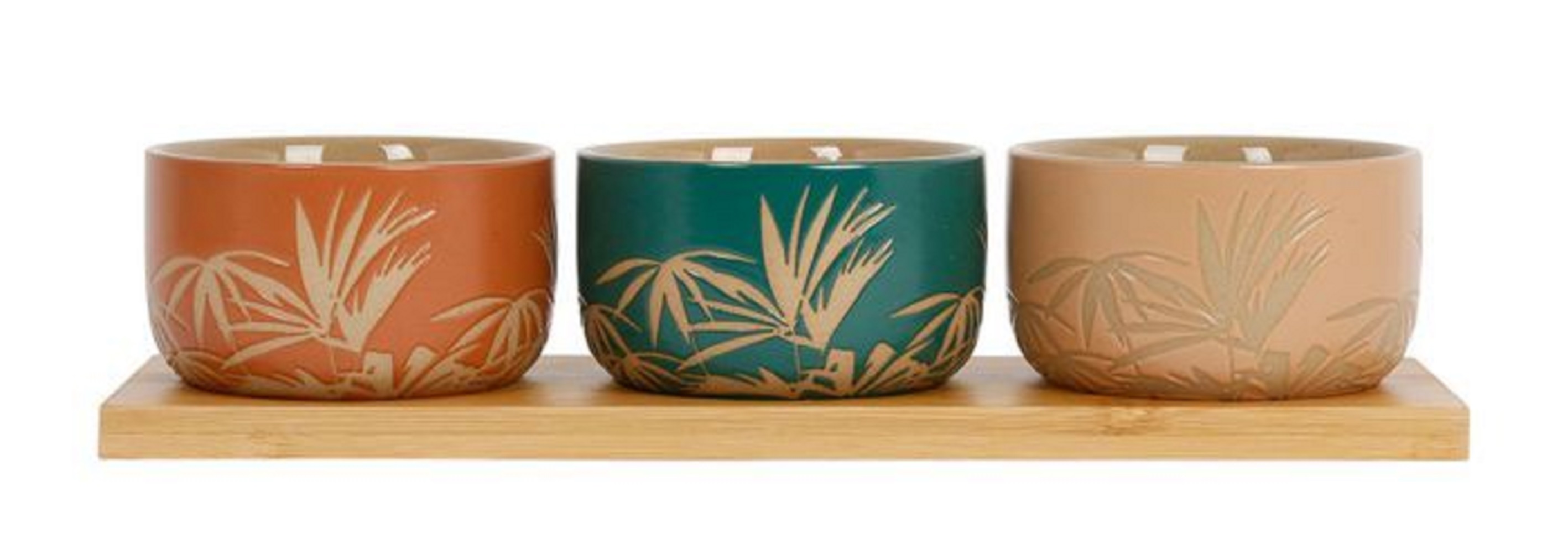 Set 3 boluri - Sweet Leave - Ceramica | Sema Design