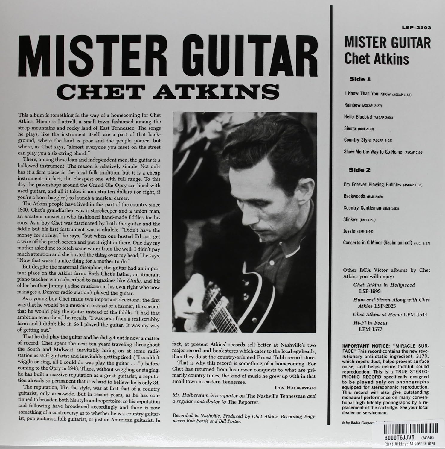 Mister Guitar - Vinyl | Chet Atkins