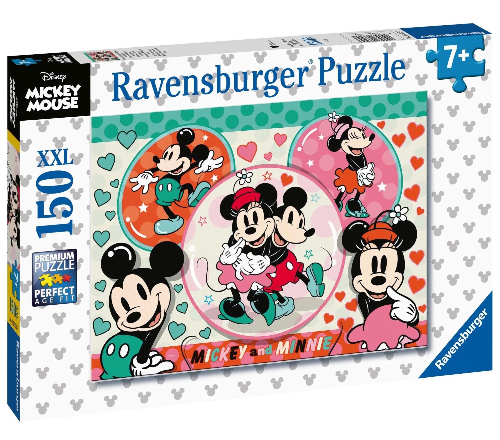 Puzzle 150 piese - XXL - Mickey si Minnie | Ravensburger