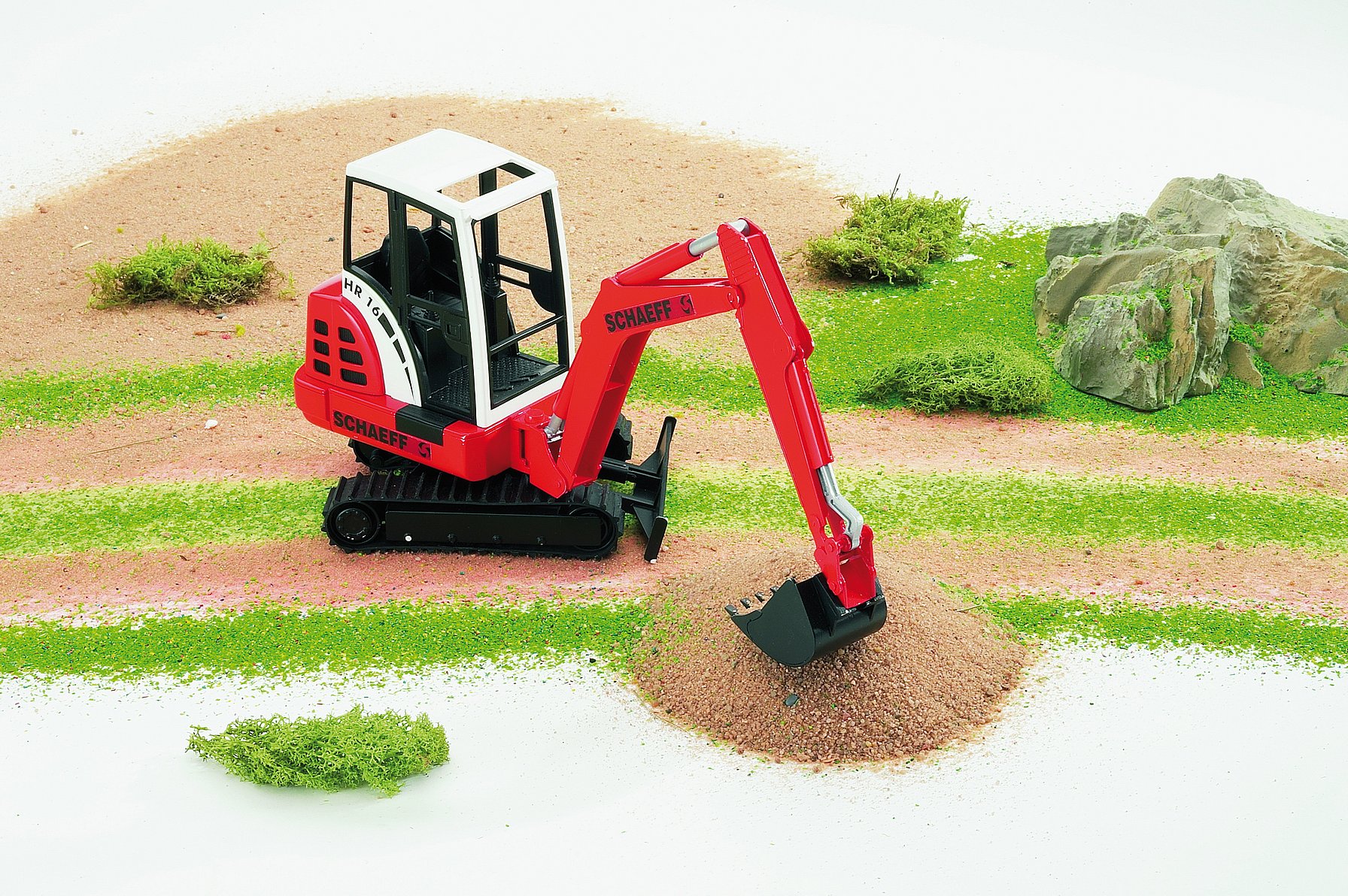 Masinuta - Mini excavator Schaeff HR16 | Bruder - 1