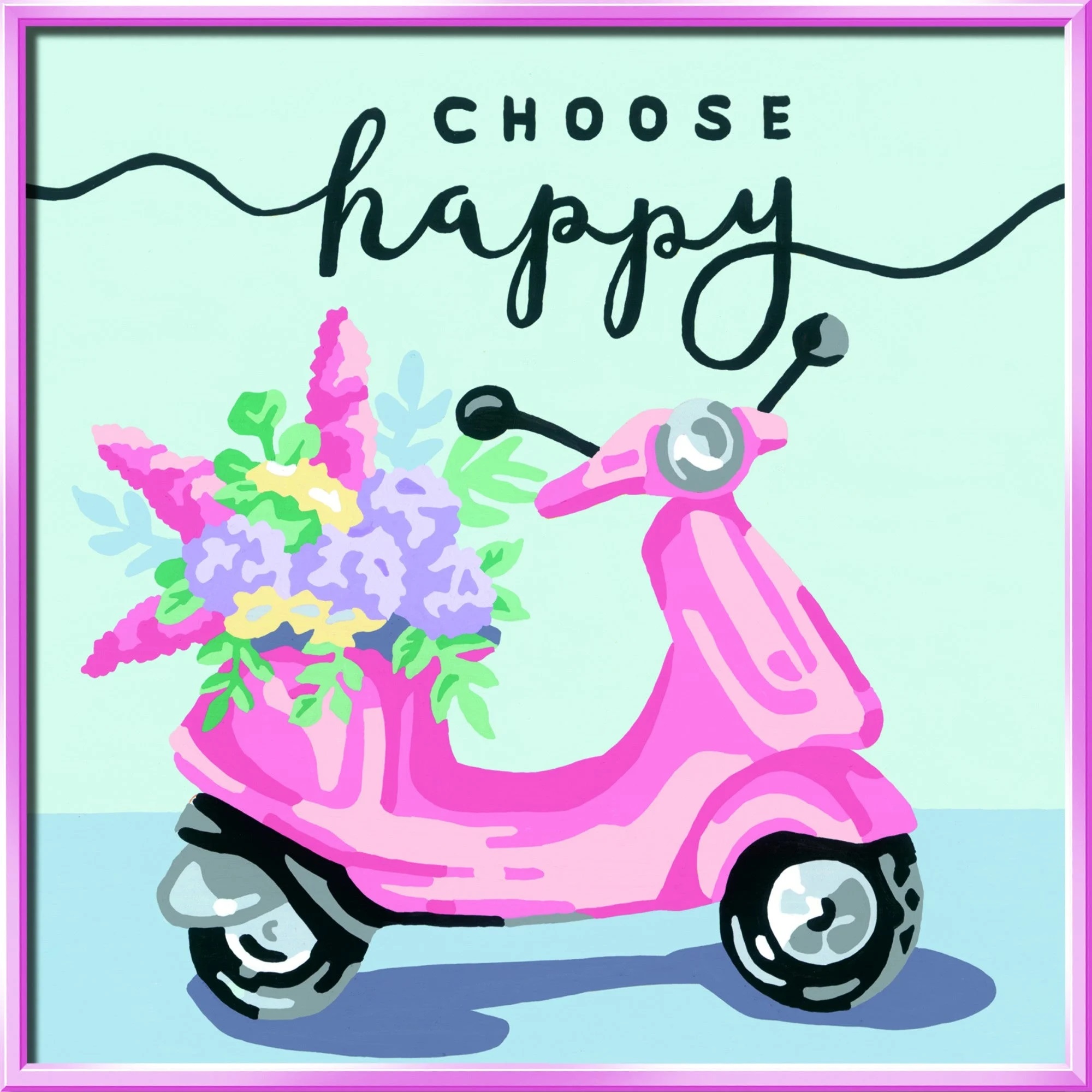 Set pictura pe numere - Creart - Choose Happy | Ravensburger