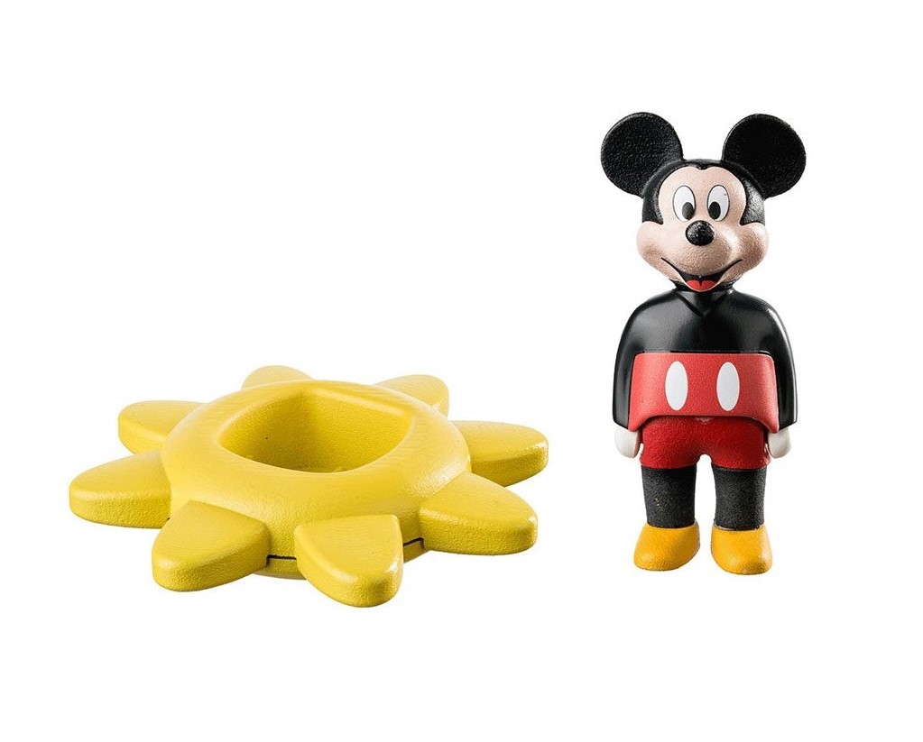 Jucarie interactiva - 123 Disney - Soare rotativ cu zornaitoare Mickey | Playmobil