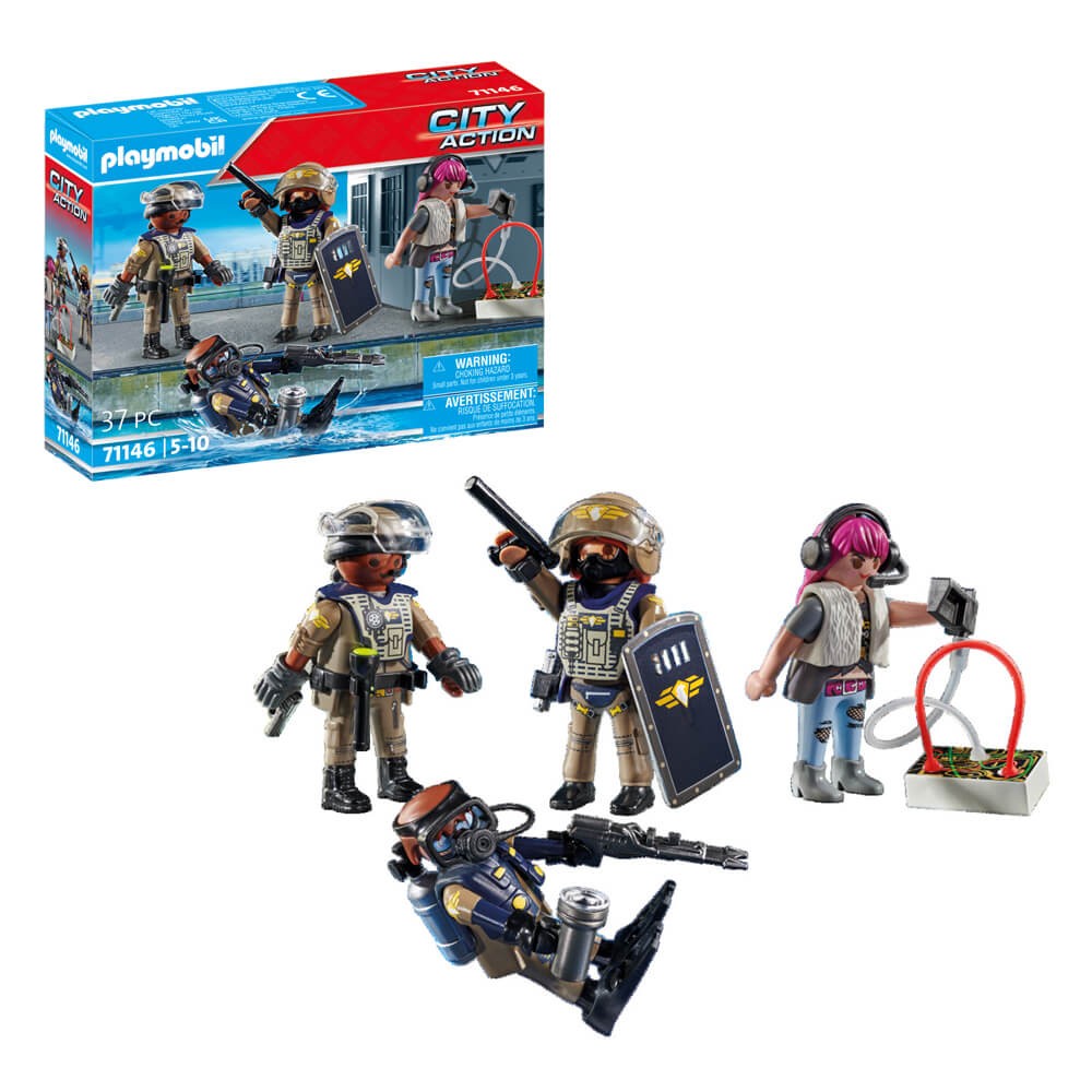 Set 4 figurine - Echipa SWAT  | Playmobil