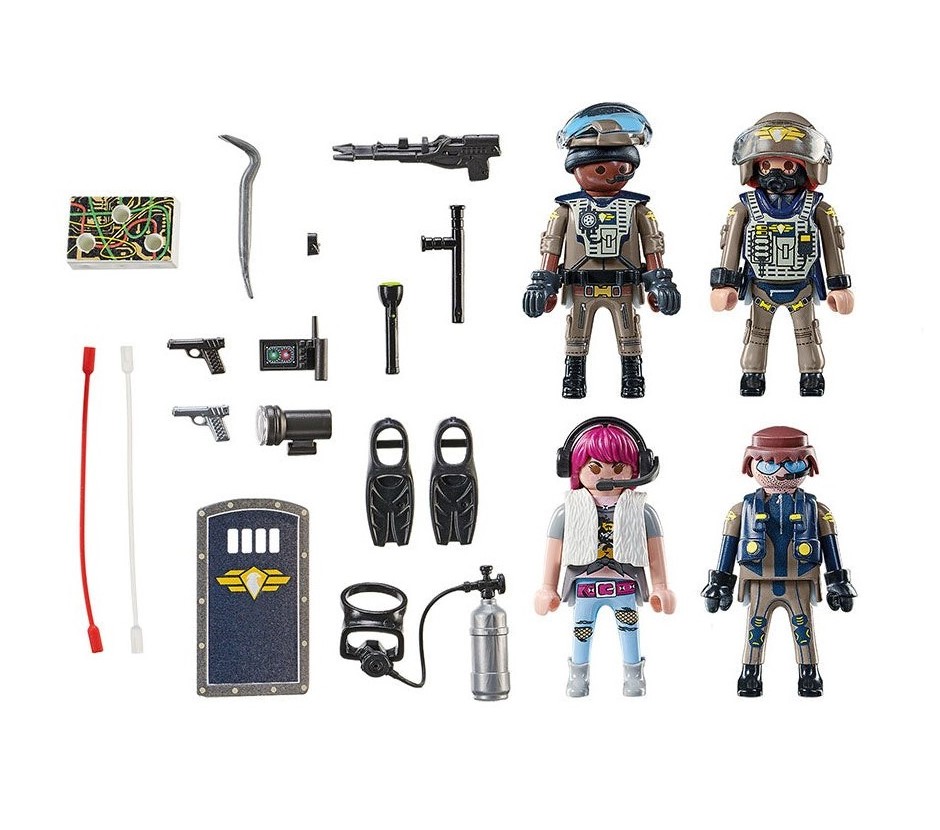 Set 4 figurine - Echipa SWAT | Playmobil - 1 | YEO