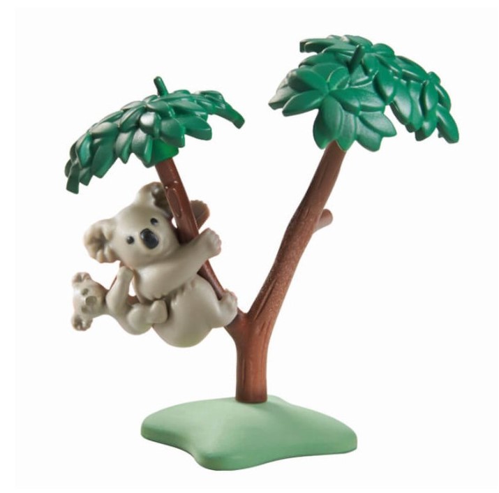 Set 2 figurine cu accesorii - Wiltopia - Koala cu pui in copac | Playmobil - 1 | YEO