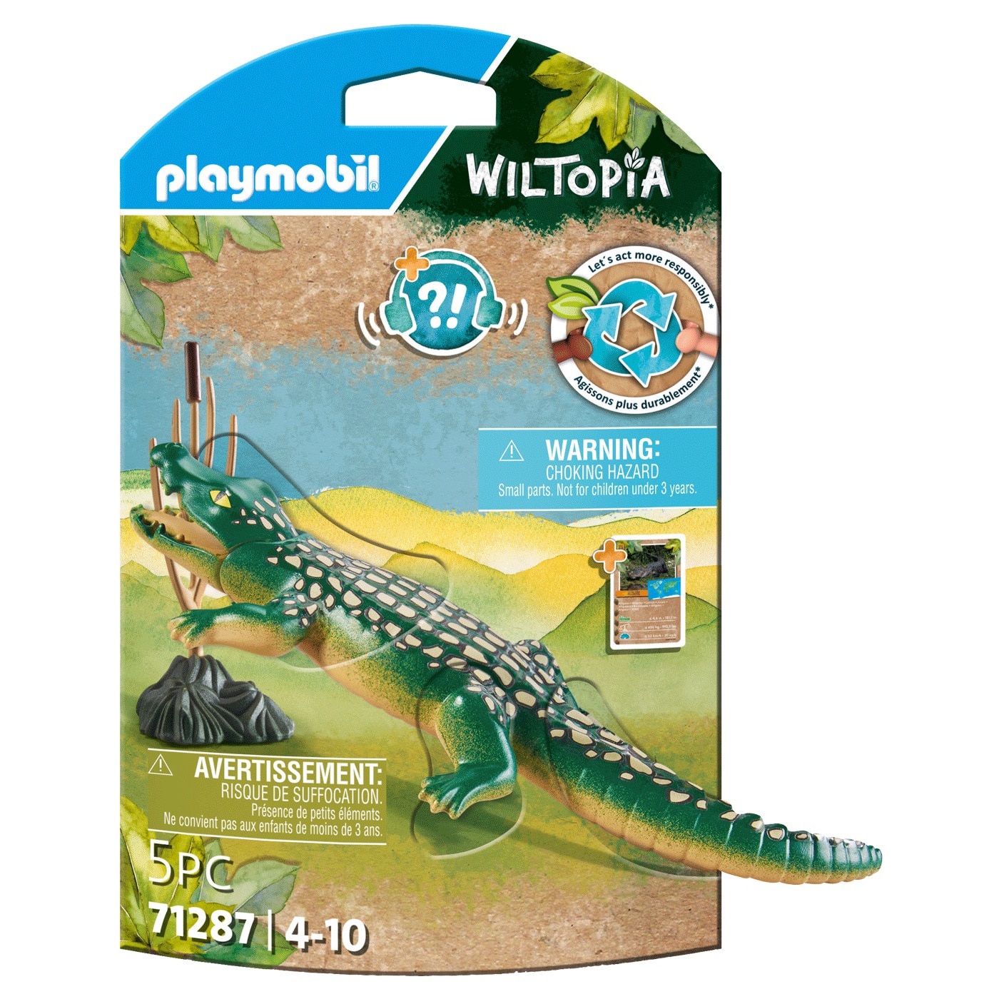 Figurina - Wiltopia - Aligator | Playmobil