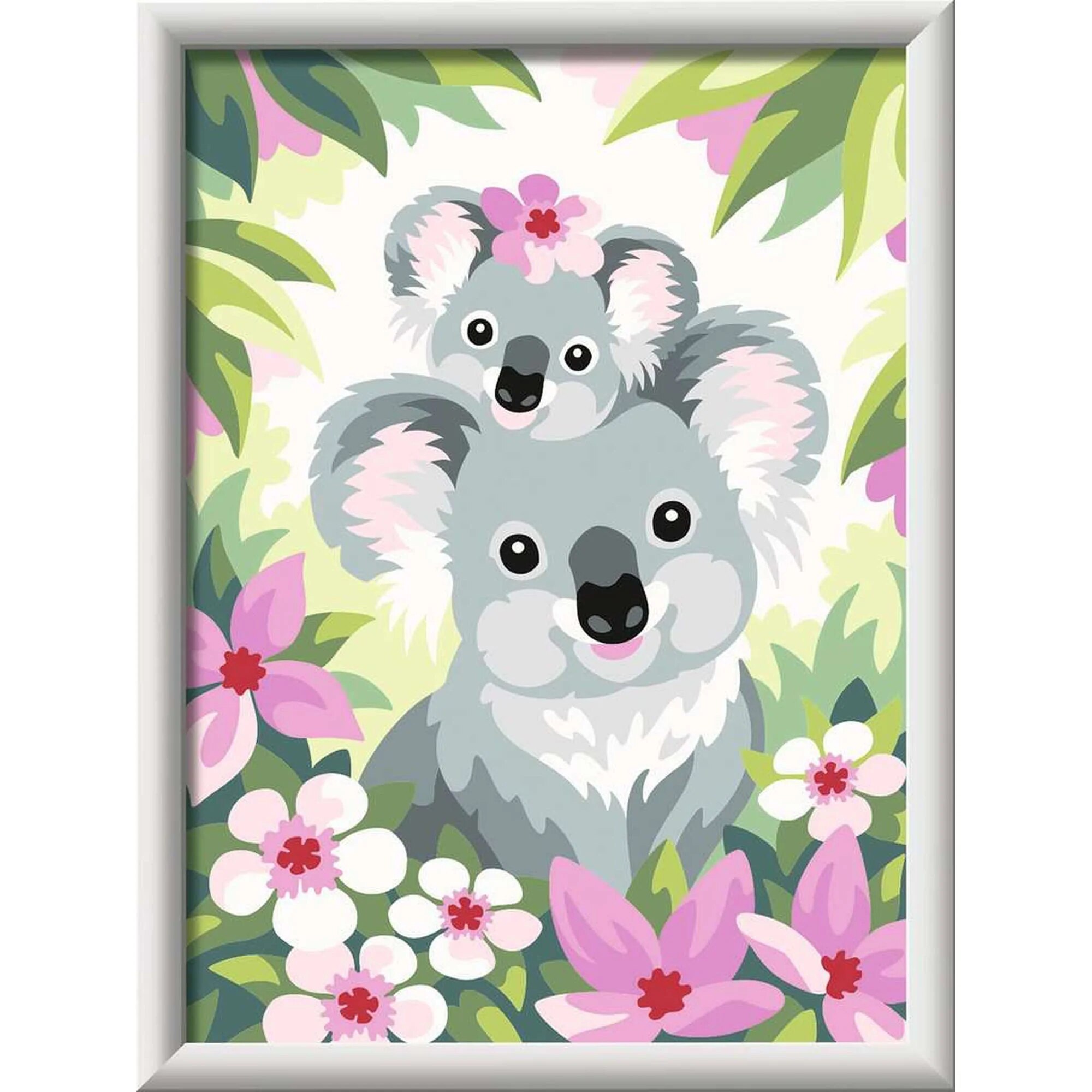 Set pictura pe numere - Creart - Koala cu pui | Ravensburger