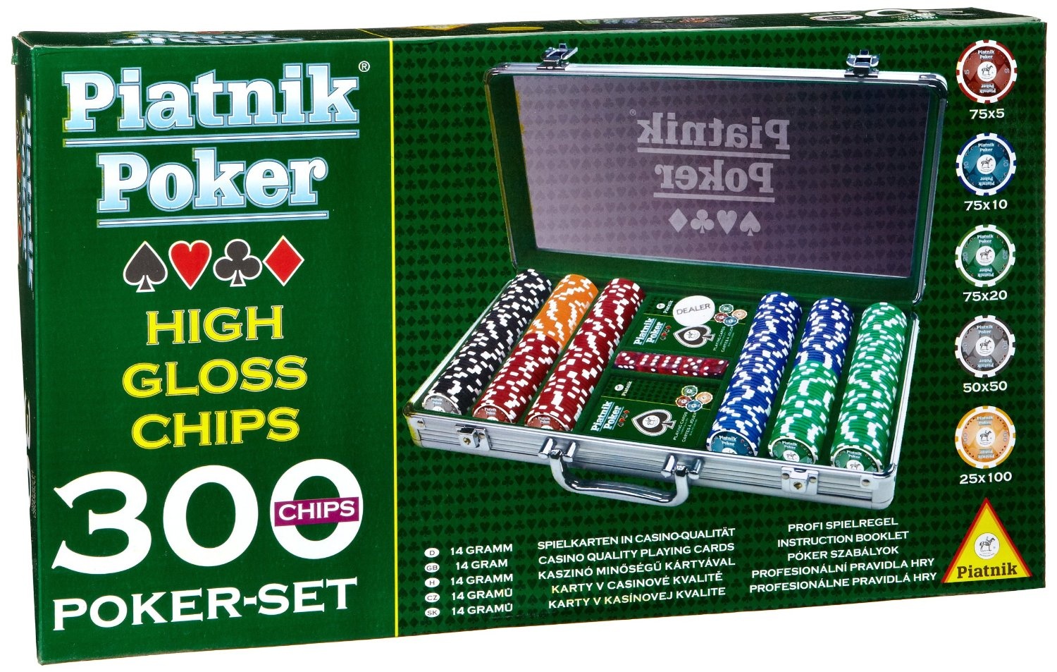 Set Poker - Pokerset 300 | Piatnik - 1 | YEO