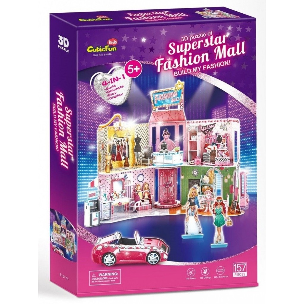 Puzzle 3D - CubicFun Kids - Fashion Mall | CubicFun