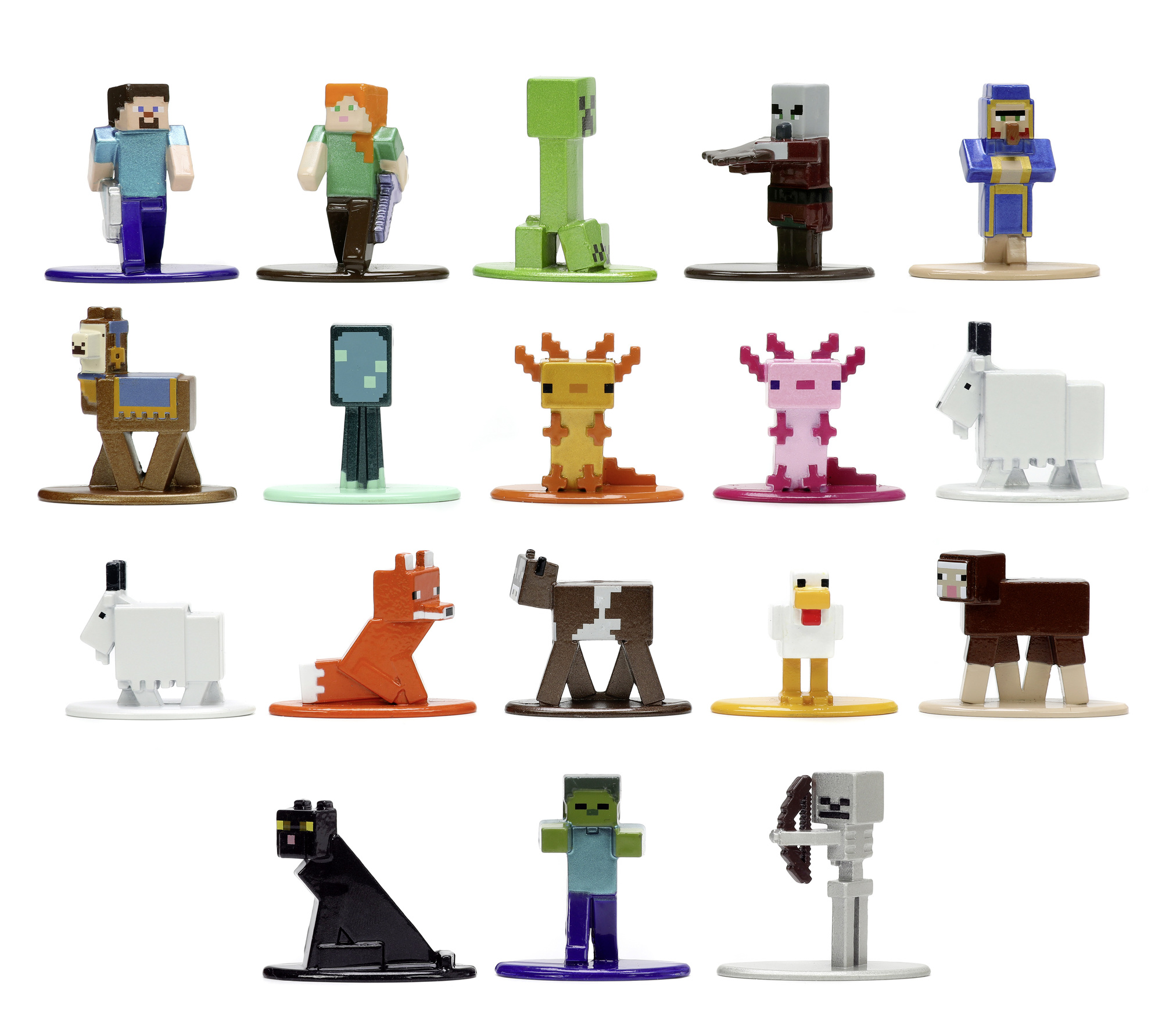 Set 18 figurine - Minecraft , Seria 8 | Jada Toys