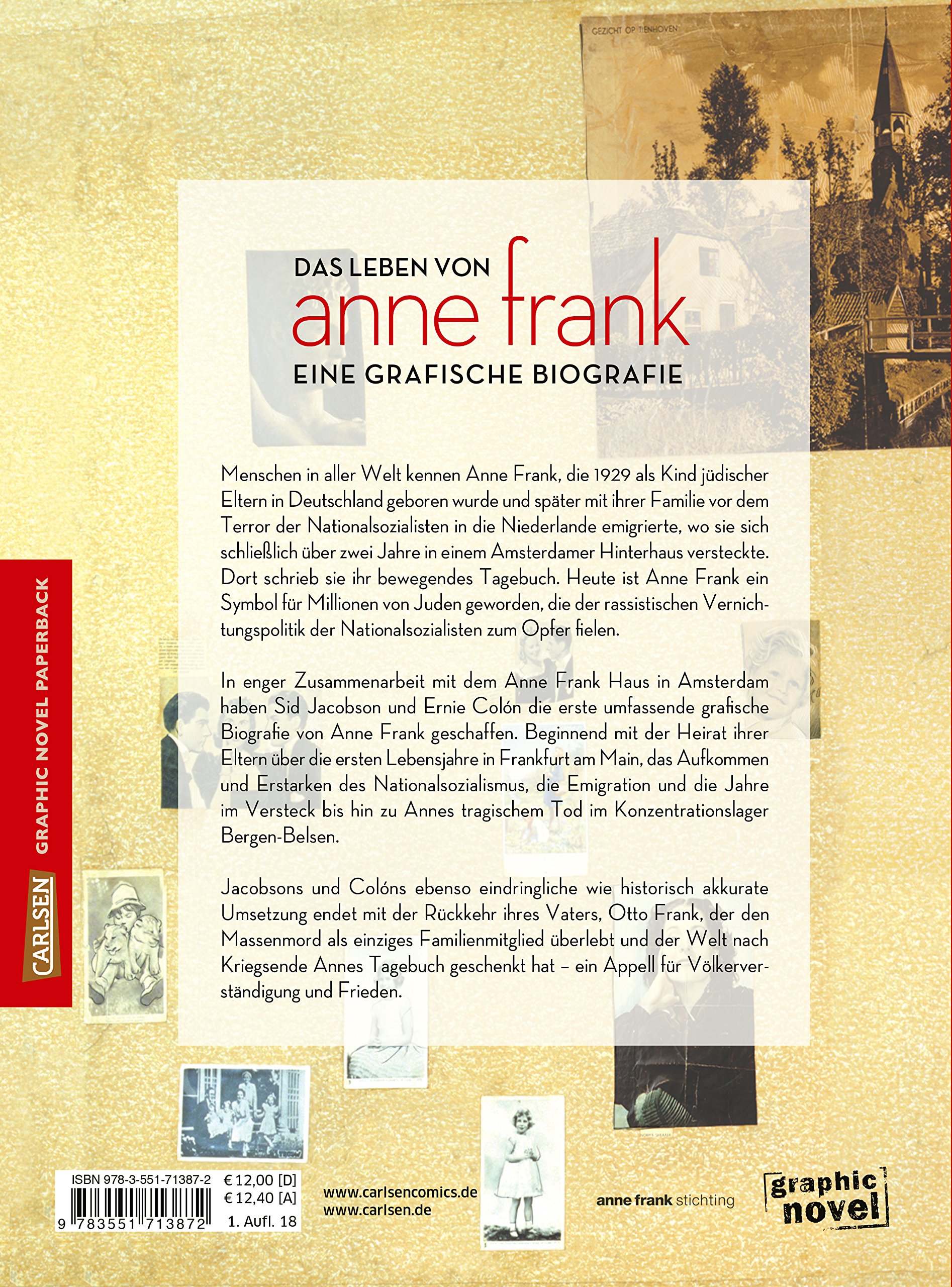 Anne Frank | Ernie Colon , Sid Jacobson