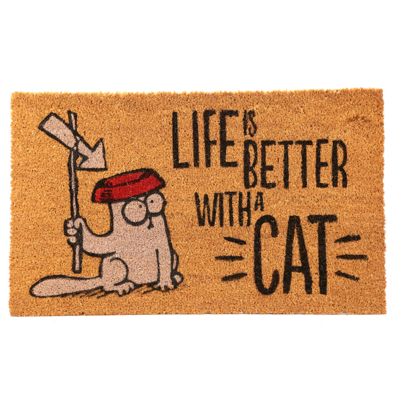 Pres pentru usa - Simon\'s Cat, Life is better with a cat | Puckator