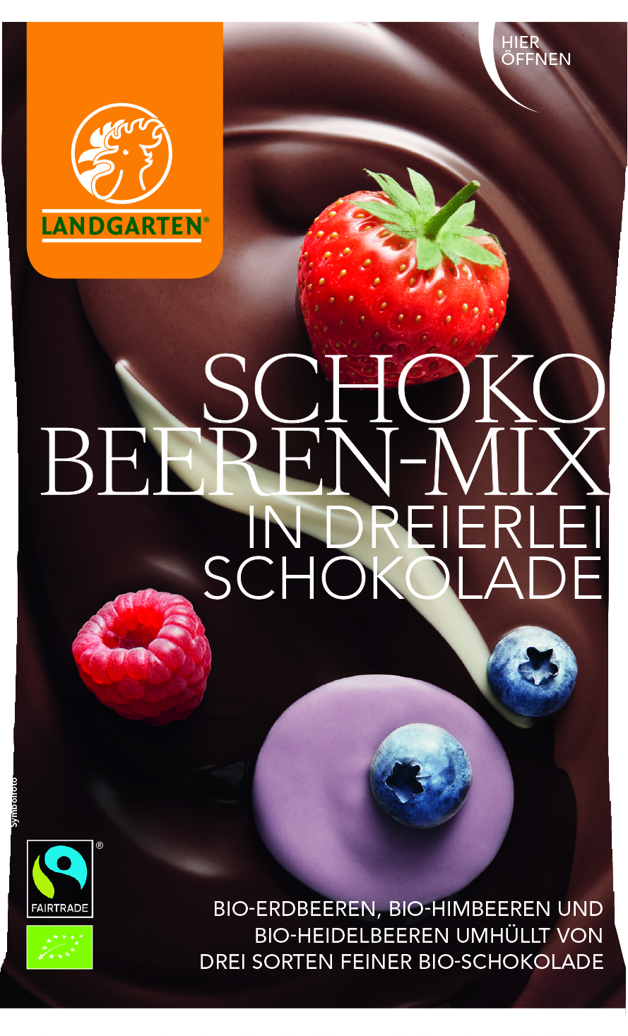 Fructe de padure in mix de ciocolata | Landgarten 