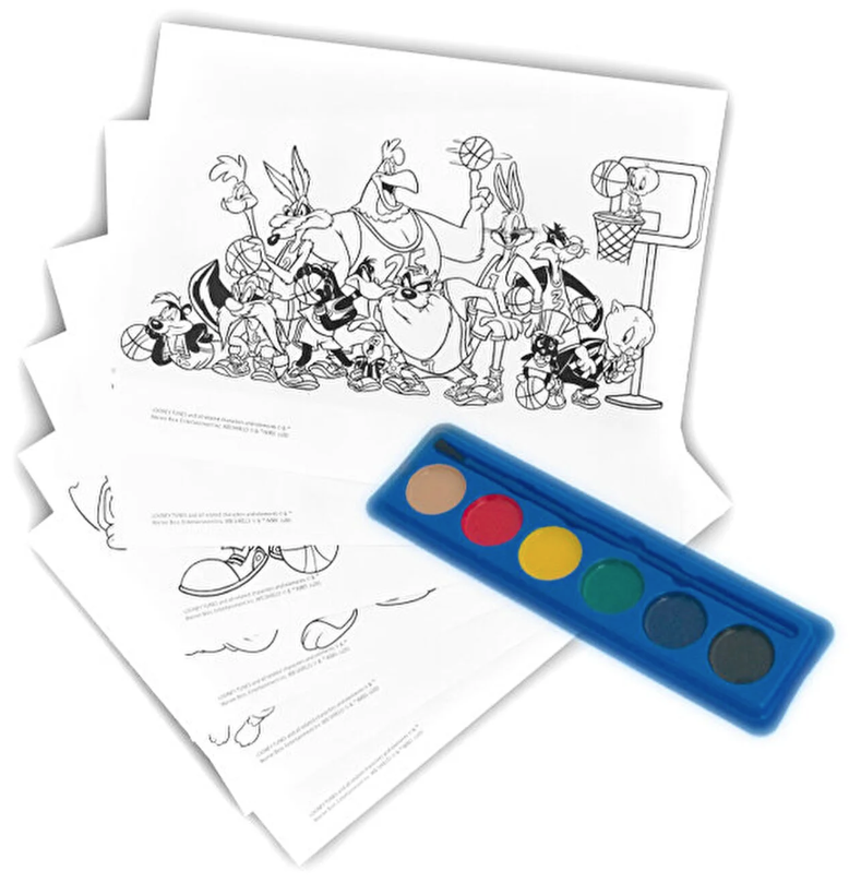 Kit de colorat cu acuarele - Looney Tunes | Looney Tunes - 1 | YEO