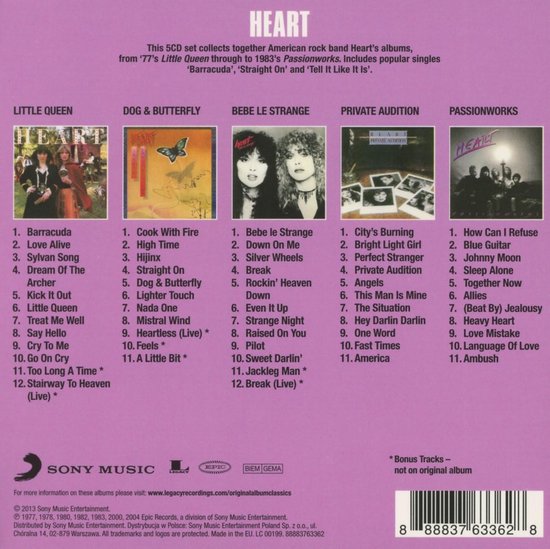 Original Album Classics | Heart