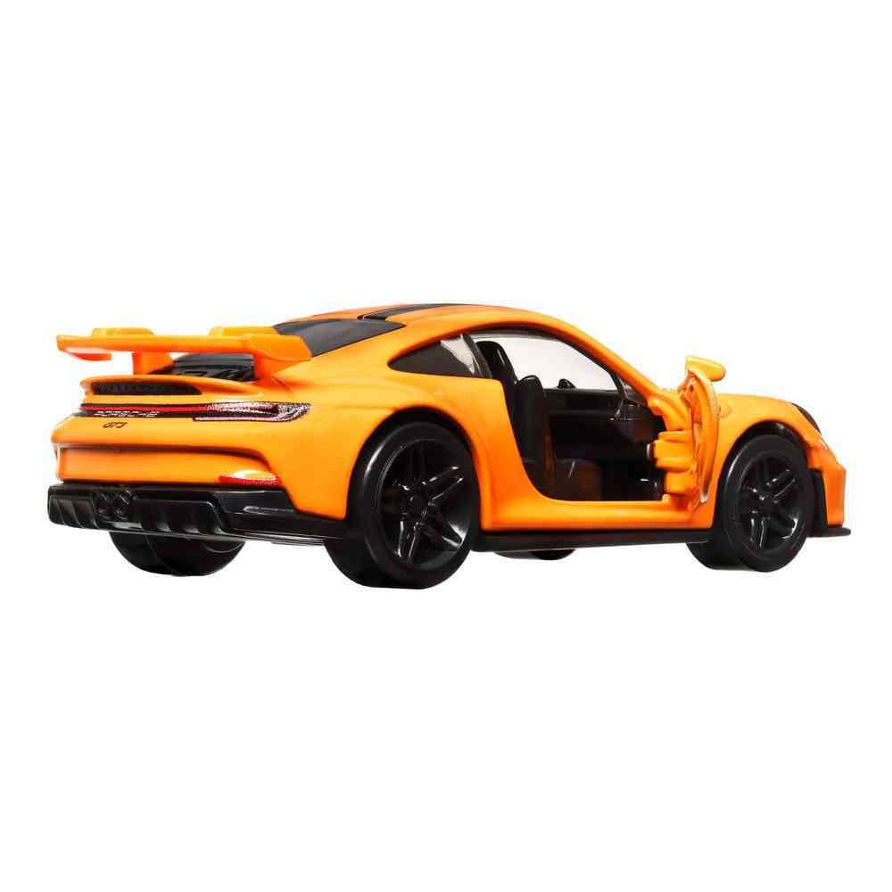 Masina metalica cu sistem pull back - Porsche 911 GT3 | Mattel - 1