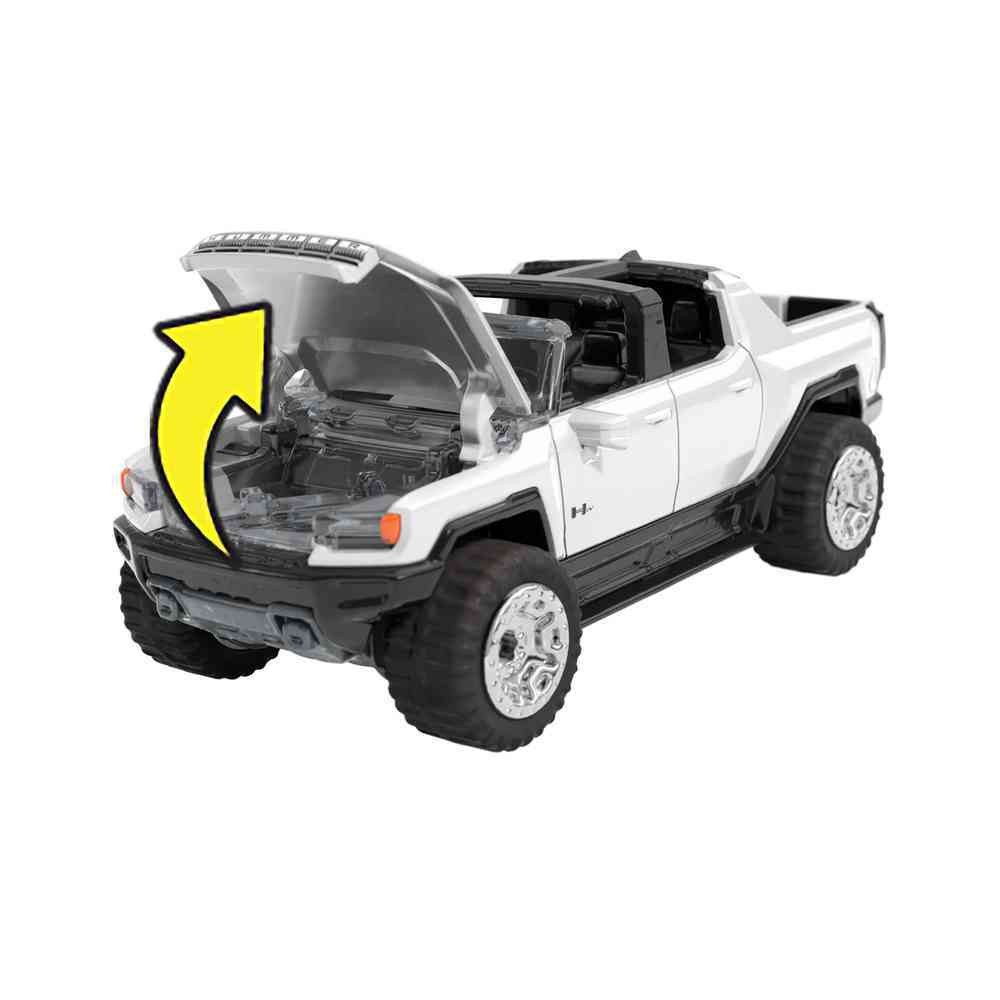 Masinuta metalica cu sistem pull back - GMC Hummer EV | Mattel - 1